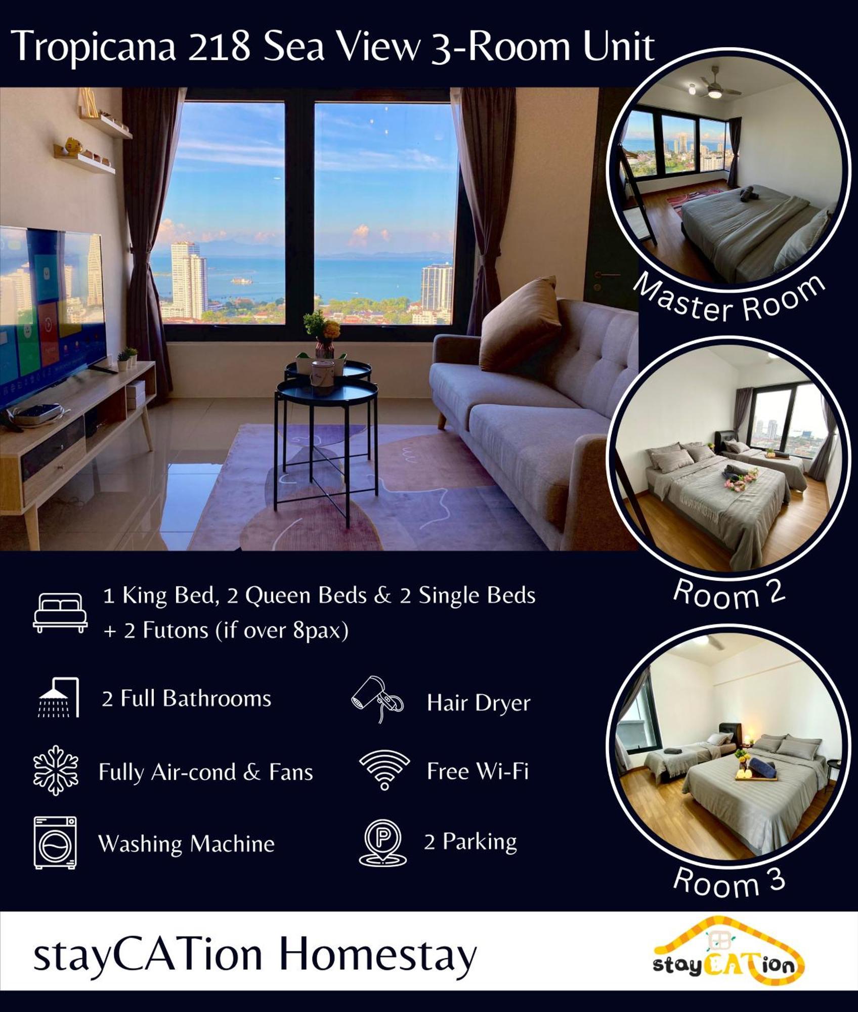 Tropicana 218 Macalister Sea & View By Staycation *