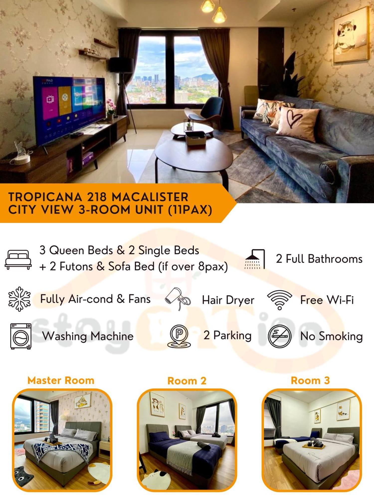 Tropicana 218 Macalister Sea & View By Staycation * George Town